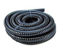 Yamitsu Black Corrugated Flexible Hose Fish Garden Pond Filter Pump Marine Flexi Pipe 1m and 32mm Diameter