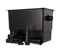 Yamitsu Kockney Koi Small Pond Filter Black Box Size 1 (2021 Model) for Ponds up to 1700 Litres, Max Flow Rate 900 Lph
