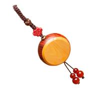 YAMKNICE Wooden Ancient Musical Instrument Keychain With Gift Box,Miniature Keychain for Music Lover,Funny Drum keychain,Violin Keychain,bag charms for handbags,Car Bag Pendant Strap Key Ring (Drum)