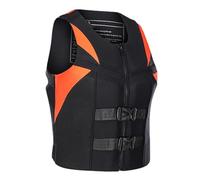 YAMNYSS Kayaking Vest for Adult, Professional High Buoyancy Neoprene Adjustable Swim Life Jacket for Surfing Rafting Floating,Black,4XL