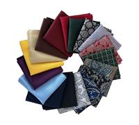 Yamoloz 18 Pack Men's Pocket Squares, Soft Hankies Premium Mens Pocket Square Handkerchiefs Set (style1)
