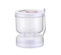 YAMSLAM Pickle Olive Container Jar, Pickle Juice Wet and Dry Separator Foods Container, Leakproof Airtight Lid Food Storage Bottle Kitchen