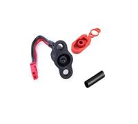 YAMTECH Electric Scooter Power Charger Cord Cable Charging Port Waterproof Cover for Aovo M365 Pro With Heat Shrink AOVOpro Scooters AOVO, Red and Black