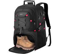 YAMTION Men Laptop Backpack 18.4in with Shoe Compartment for Gym Camping,Large Carry On Travel Bag,Boys College Bookbag School Backpack for Women