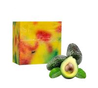 Yamusa Avocado Soap for the Skin, Avocats Pear Handmade Avocado Oil Cleansing Soap for Face, Hands, Body Cleansing Moisturizing (1)