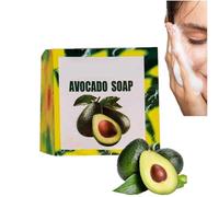 Yamusa Avocado Soap, Moisturizing Soap Bar, Handmade Natural Avocados Oil Cleansing Bar For Face, Body, Hands (1pcs)