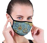 YAMYO Pirate Treasures Map With Old Ship Compass Gulls And Islands Face Mask Men Womens Kids Teens Print Comfy Washable Reusable Nose -Cover For Cosplay