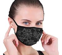 YAMYO Spiders Web Face Mask Men Womens Kids Teens Print Comfy Washable Reusable Nose -Cover For Cosplay