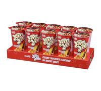 Yan Yan Chocolate 50g (Pack of 10) - Crunchy Biscuit Sticks with Rich Chocolate Cream Dip | Fun Japanese Snack