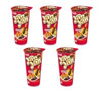 Yan Yan Chocolate 50g (Pack of 5) - Crunchy Biscuit Sticks with Rich Chocolate Cream Dip | Fun Japanese Snack