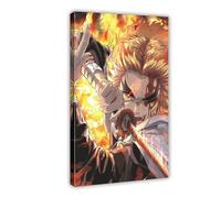 Yan Zhu Demon Slayer Mugen Train Poster 2 Canvas Poster Bedroom Decor Sports Landscape Office Room Decor Gift Frame-style 08x12inch(20x30cm)