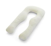YANA 360° Body Pillow | Luxury U Shaped Pregnancy Pillow - Organic Bamboo Cotton - Shredded Cooling Gel Fill - Ergonomic Design - Double Sided - Washable