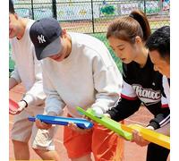 Yanacc Team Building Games Activities, Pipeline Kit Group Games, Ice Breaker, Teamwork Games, Field Day Outdoor Youth Sports(8 Pcs Half Pipes & 2 Golf Balls, Standard Thickness, Pack of 1)