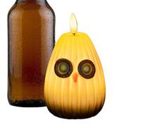 Yanayi Battery Operated Candles, Owl Shape Faux Candles, Table Night Lights for Reading Corner Home Kitchen Bedroom Wedding Party Hotel Restaurant Garden Outdoor