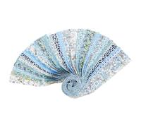 Yanayi Jelly Roll Fabric Strips - Pre-Cut Cotton Quilting Fabric Roll,Craft Sewing Supplies for Cushion Covers Tablecloths Dresses Quilted Bags Scrapbooking