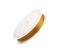 Yanayi Jewelry Wire | Bracelet Beading Metal Thread - Flexible Thin Thread Craft Supplies for Bracelet Necklace Christmas Holiday Ornaments Birthday Crafting Projects