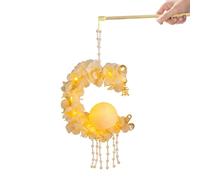Yanayi Mid Autumn Lantern - Lantern Making Kits | Cute Portable Handheld Rabbit Ornament Mooncake Festival Theme for Kids Adults Home Party Decor Activities