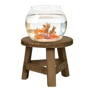 Yanayi Plant Riser Stand - Wooden Potted Plant Support Stool,Indoor Riser, Round Table for Study Room, Balcony, Entryway, Living Room