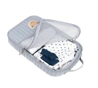 Yanayi Small Diaper Bag Cartoon Bear Quilted Toiletry Organizer Tote | Portable Diaper Organizer for Travel Camping Home Apartment Outdoor Commuting Hiking Daily Hospital Daycare