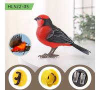 Yanayi Toy Bird, Bird Figure Toys, Cute Realistic Animal Interactive Sensory Play for Desktop Room Decor Library Activity Center Waiting