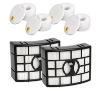 YanBan 10pcs Hepa Filters Foam & Felt Filters Set Compatible with Shark Rotator Powered Lift-Away NV650 AX950uk AZ950uk, NV651 NV652 NV750 NV751 NV752 NV753