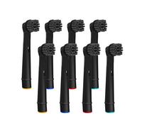 YanBan 8pcs Bamboo Charcoal Electric Toothbrush Head Replacement Brush Head Compatible with Oral b Electric Rotative Toothbrush, 8 Pack for Adult and Children