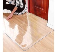 YANBI Transparent PVC Floor Protector for Entrance, Trimmable Hallway Rug Mat Long 1/2/3/4/5/6/7/8m, Rectangle Floor Runners Wear-Resistant Pad (Size : 100CM X 800CM/3.3FT X 26.2FT)
