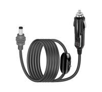 YANBORONSN 12V 24V Car Cigarette Lighter Adapter to Mini DC5521 Power Cable with LED Indicator & Black Switch,18AWG Mini DC5.5 x 2.1 to Car Cigarette Lighter Plug Cable for Star // linkMini(3M)