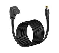 YANBORONSN 14AWG Car Fridge to DC7.9x0.9mm(7.9x5.5mm) Power Cable,12V DC7909 to 2PIN Car Refrigerator Power Cable,Black(3M/9.8FT)