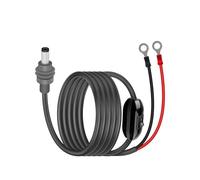 YANBORONSN 18AWG Mini DC5521 to 8mm O Ring Charging Extension Cable with On/Off Switch,8mm O Ring Terminal to Mini DC 5.5 X 2.1 Charging Cable for LED Lights,Cameras,Car Batteries(3M)