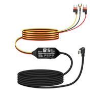 YANBORONSN Dash Cam Hardwire Kit,12V-24V to 5V/3A USB C Dash Camera Hardwire Kit with Digital Display and Low Voltage Protection,24 Hours Surveillance and ACC Mode for Dash Camera(3.5M/11.4FT)