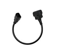 YANBORONSN IEC C14 to UK Socket, Kettle Lead for UPS PDU 0.3m | IEC C14 Male to UK Female Socket Power Adapter Cable,Female Kettle Plug Socket, 3x1.0mm² 13A 250V for UPS Monitor Router 0.3m