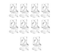 YANBOYI Sturdy Aquarium Cover Clip Holder Set of 10 Fish Tanks Lid Holder Stand Easy Install Acrylic Clamp