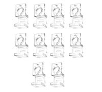 YANBOYI Sturdy Aquarium Cover Clip Holder Set of 10 Fish Tanks Lid Holder Stand Easy Install Acrylic Clamp