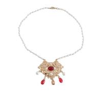 YANBOYI Vintage Chinese Necklace with Antique Pendant Exquisite Traditional Necklace Inspired from Fashion