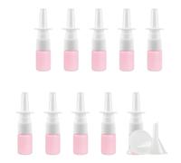 YANCAER Pack of 20, 5ml Pink Nasal Spray Bottle with Long Nozzle - Refillable Bottle for Saline, Perfume, Liquids, Moisturizing Spray, Travel and DIY Packaging