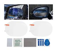 YANCAIYUNL 2 Pcs Car Rearview Mirror Films Anti Fog Car Rainproof Films Waterproof Car Mirror Rain Protector Film Wing Mirror Rain Deflector Film for Cars Trucks Vans Motorcycles