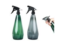 YANCAIYUNL 2Pcs 500ml Spray Bottles for Cleaning, Gardening, Hairdresser, Household, Garden, Plants, Car, Kitchen - Plastic, Clear, Leak Proof, Ergonomic Design, Adjustable Spray