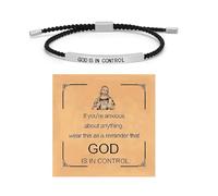 YANCHUN Dont Let The Hard Days Win Bracelet Inspirational Gifts for Women Remember Who You are Bracelet Christmas Stocking Stuffers Gifts, Alloy, no gemstone