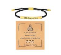 YANCHUN Dont Let The Hard Days Win Bracelet Inspirational Gifts for Women Remember Who You are Bracelet Christmas Stocking Stuffers Gifts, Alloy, no gemstone