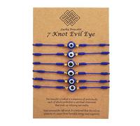 YANCHUN Evil Eye Bracelet for Women Men Beaded Bracelet for Women Blue Eye Protective Jewelry with Eye Charm Spiritual Gift
