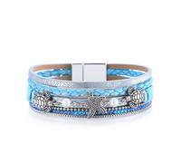 YANCHUN Heart Leather Wrap Bracelet for Women Mens Leather Bracelet Handmade Stackable Boho Dresess Jewelry for Women Trendy 2026
