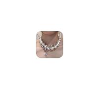 YANCHUN Pearl Necklace for Women Chunky Pearl Necklace Big Pearl Necklace Exaggerated Large Pearl Necklace Statement Pearl Choker Necklace Wedding Jewelry Christmas Gifts for Party