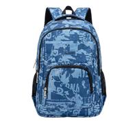 YancLife Boys School Bag - Large Boys Backpack, Lightweight Student Casual Daypack, Fashion Kids Backpacks for Campus Outdoor Travel Sports Toddler Primary School (Peacock Blue)