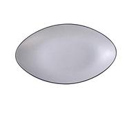 Yanco BM-211 Birmingham 11 1/2" X 7" X 1 1/4" DEEP OVAL PLATE