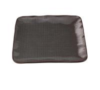 Yanco CB-508 Cowboy, 8 1/4"" X 3/4"" SQUARE PLATE, Brown, China, Pack of 24