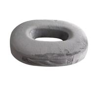 YANCONGLIDEYAN Orthopedic Memory Donut Ring Cushion Seat Cushions Foam Cushion for Relief of Haemorrhoids and Piles Suitable for Wheelchair Office Car Seat (grey)