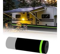 YANDDEA Rv Skirting, Rv Skirt Iron Mesh at The Bottom Rv Covers with Lock, 2.6 ft/3 ft Tall Easy Installation Skirting for Mobile Home Exterior, Convenient Storage Wheel Rv Cover 3ft*52ft