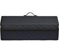 Yandier Car Trunk Storage Box for BMW 1 Series E82 F20,Boot Tidy Box, Foldable Durable Storage Tidying Bag Interior Declutter Accessories,Blackblue-L