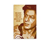 YANDING Shahrukh Khan Poster King Of Bollywood Canvas Art Poster and Wall Art Picture Print Modern Family bedroom Decor Posters 08x12inch(20x30cm)